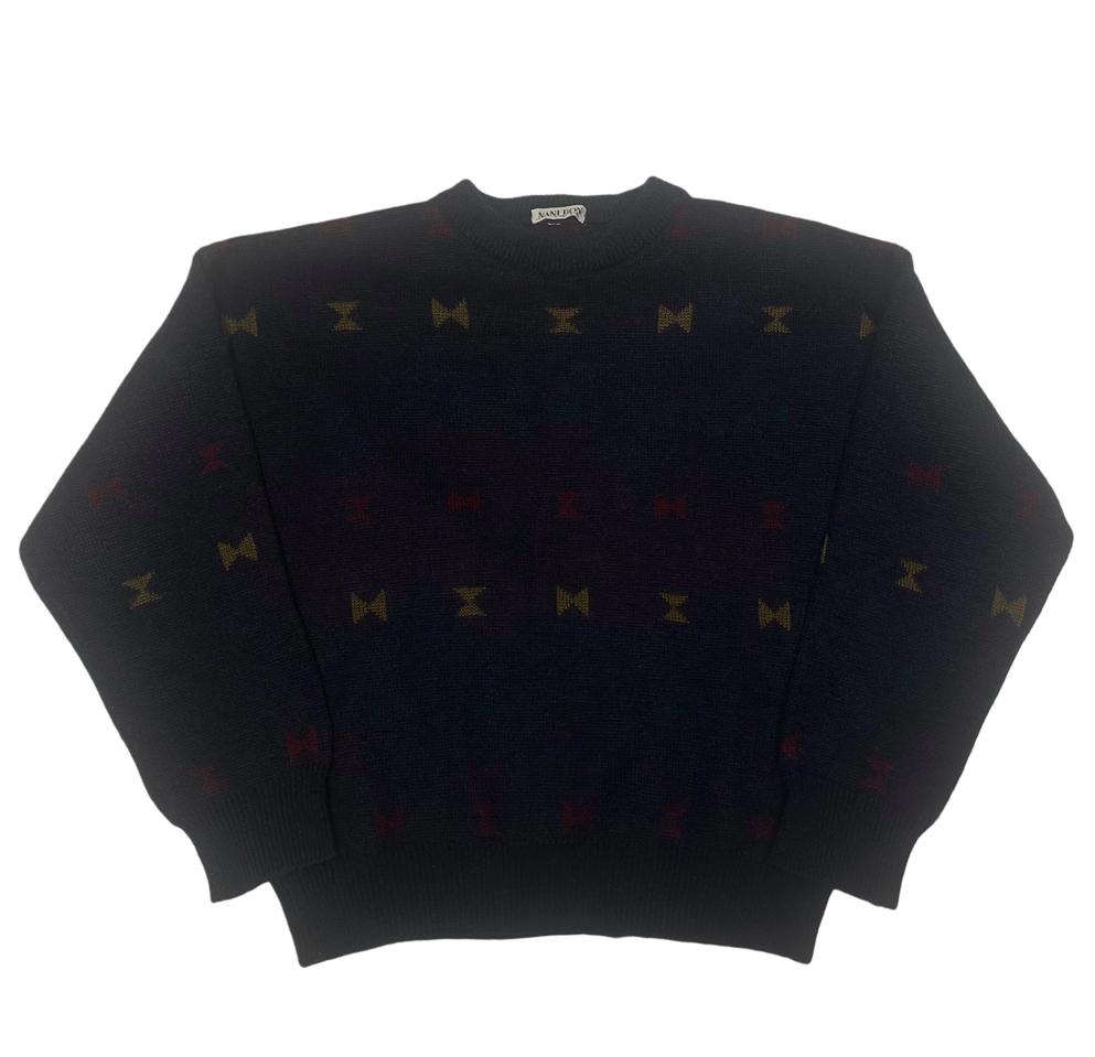 Nanibon 퍼플패턴니트 100