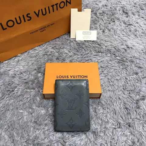 {클로젯}[풀구성]루이비통 쉐도우 오거나이저 앤트러사이트 그레이 카드지갑