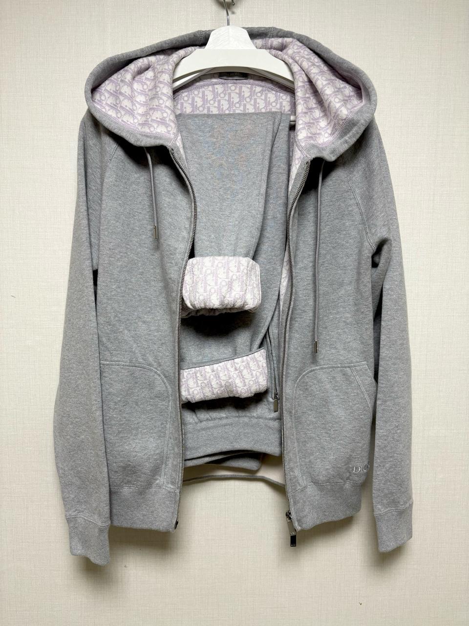 디올 오블리크 트레이닝 셋업 후드집업 조거팬츠 바지