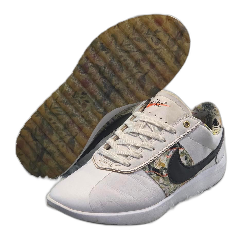 2q-9:나이키 코르테즈 G 골프 플라워 패턴 화이트 (235mm)