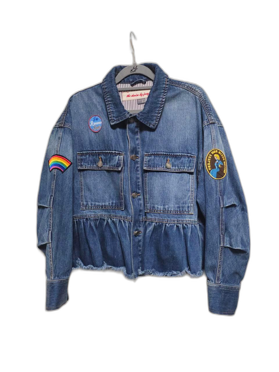 쥬시쥬디 청자켓 (오버사이즈66~77)