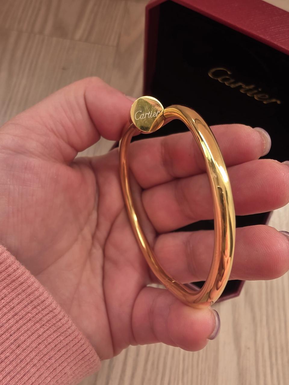 까르띠에 저스트 앵 끌루 팔찌 골드 16호