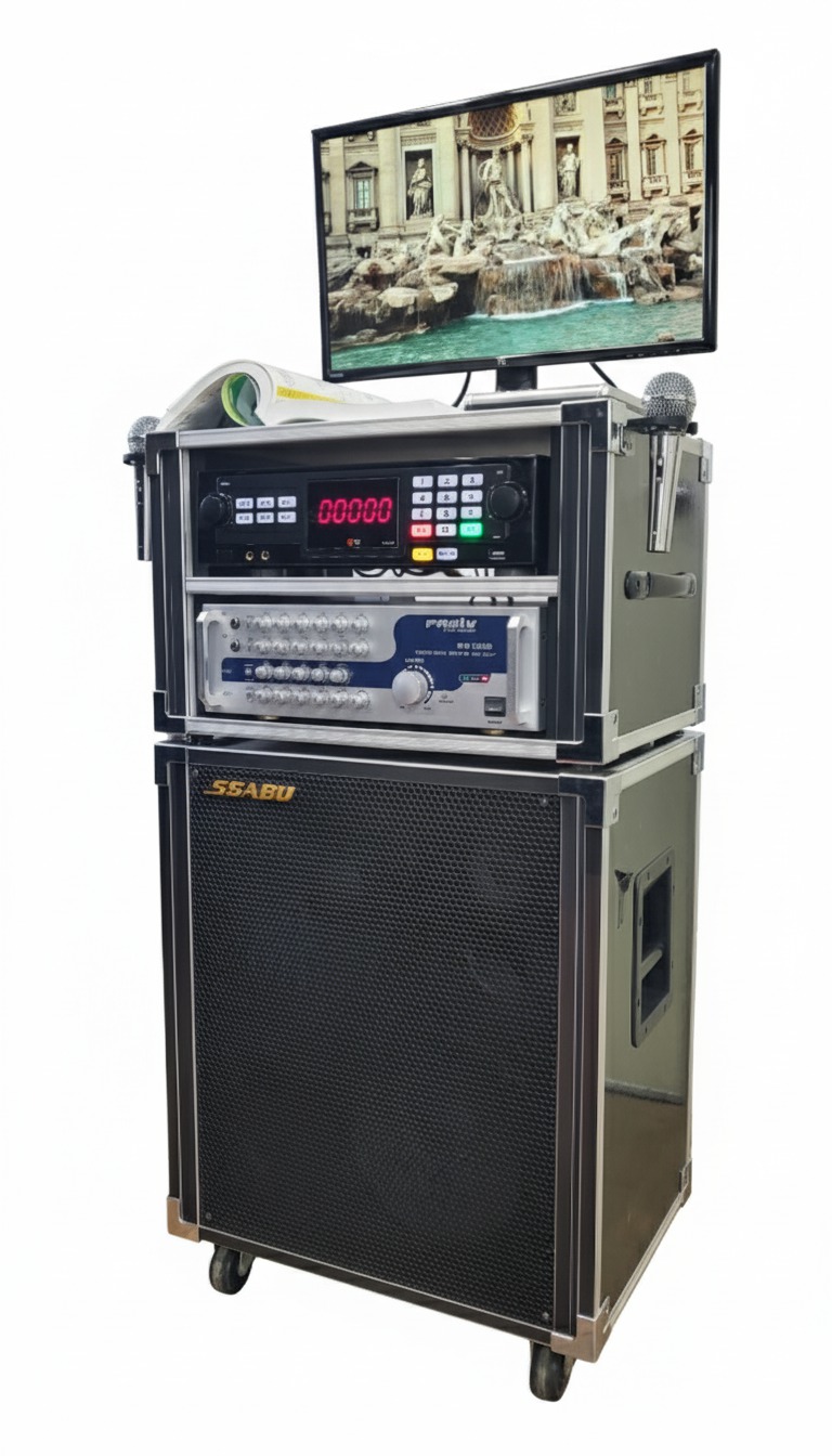 업데이트최저가! 이동식최신곡노래방세트