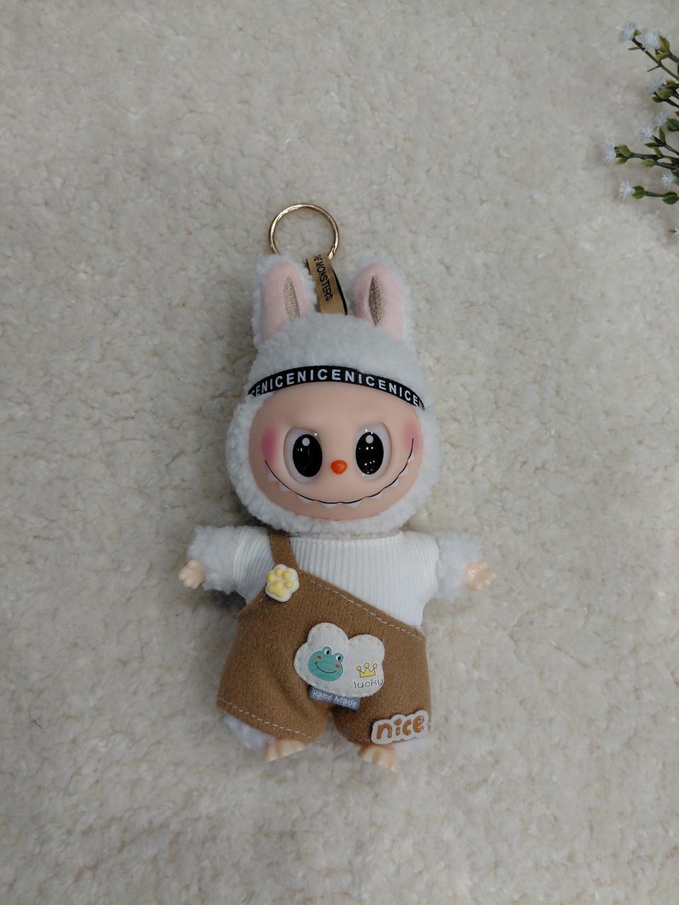 인형키링 4종(핑크,그레이/연두/브라운)
