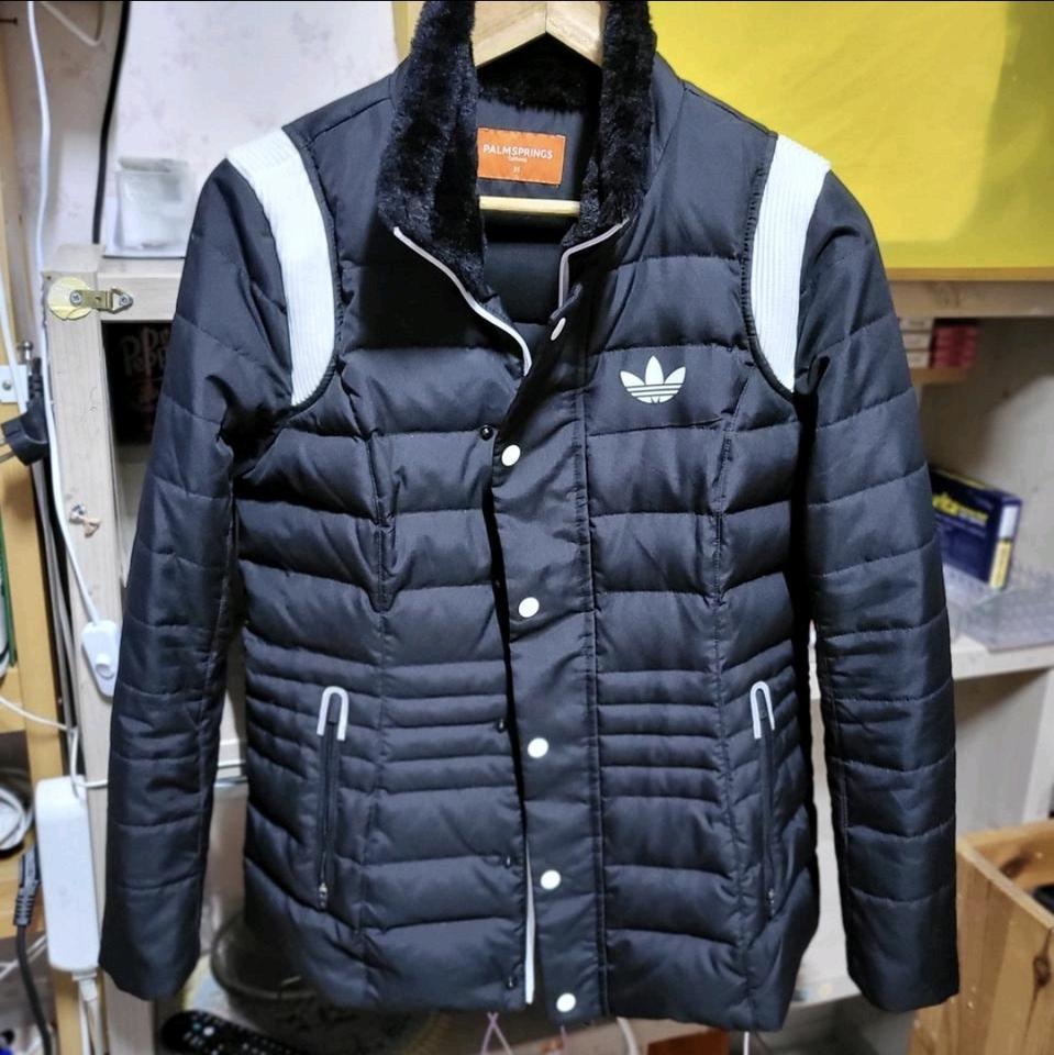 새것수준 아디다스 95 콜라보 바시티 패딩 점퍼 자켓