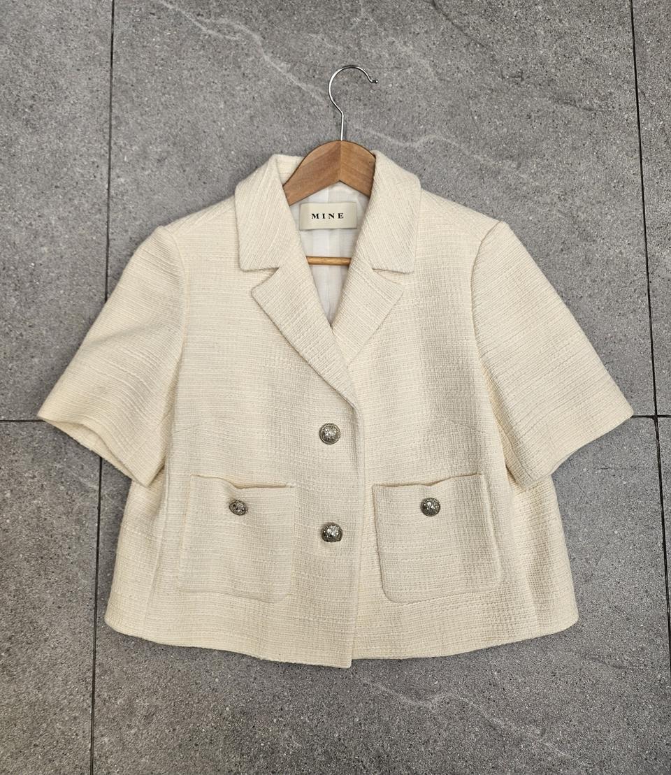 MINE 마인 Voyage 여름 트위드 자켓55