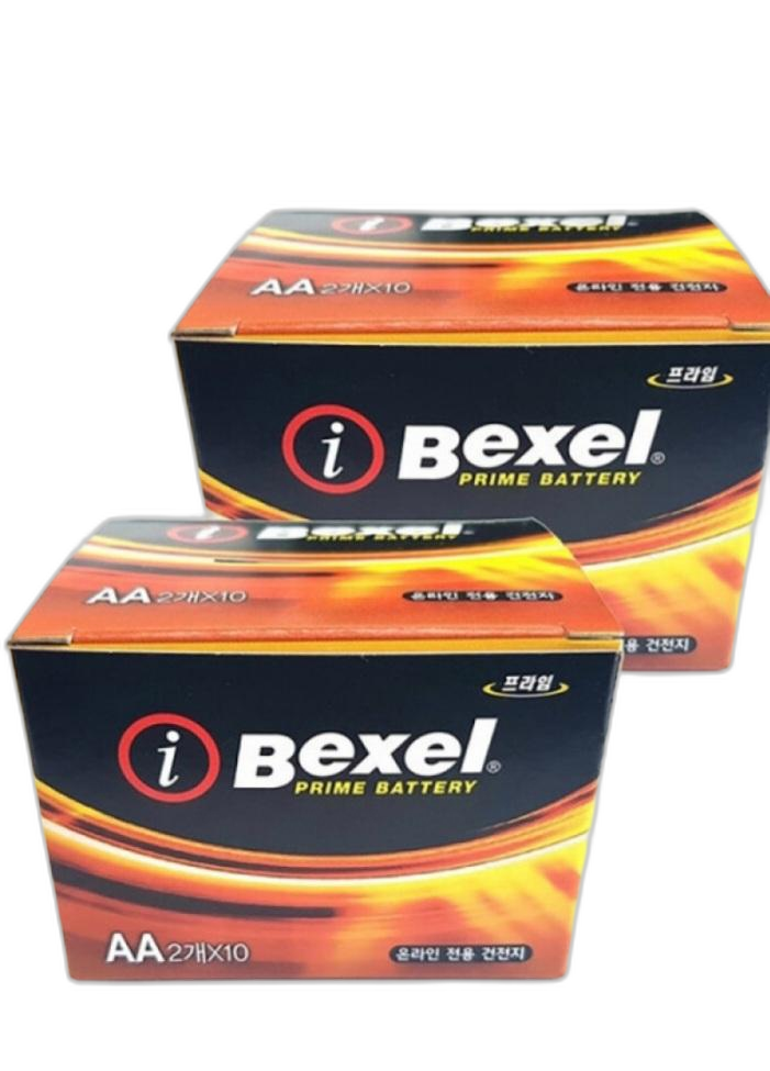 벡셀 알카라인 건전지 AA 20개