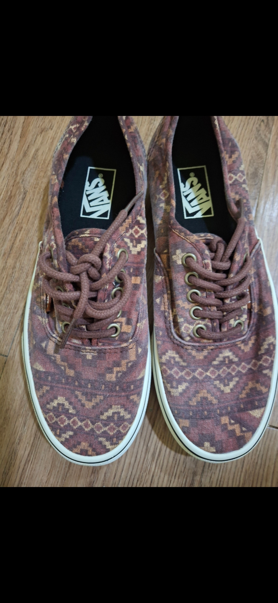 반스 패턴 스니커즈us8