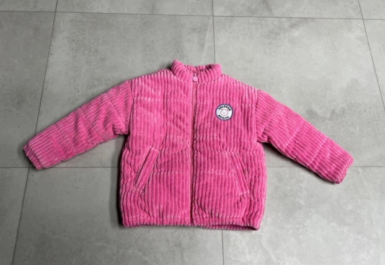 여아코듀로이 패딩 130