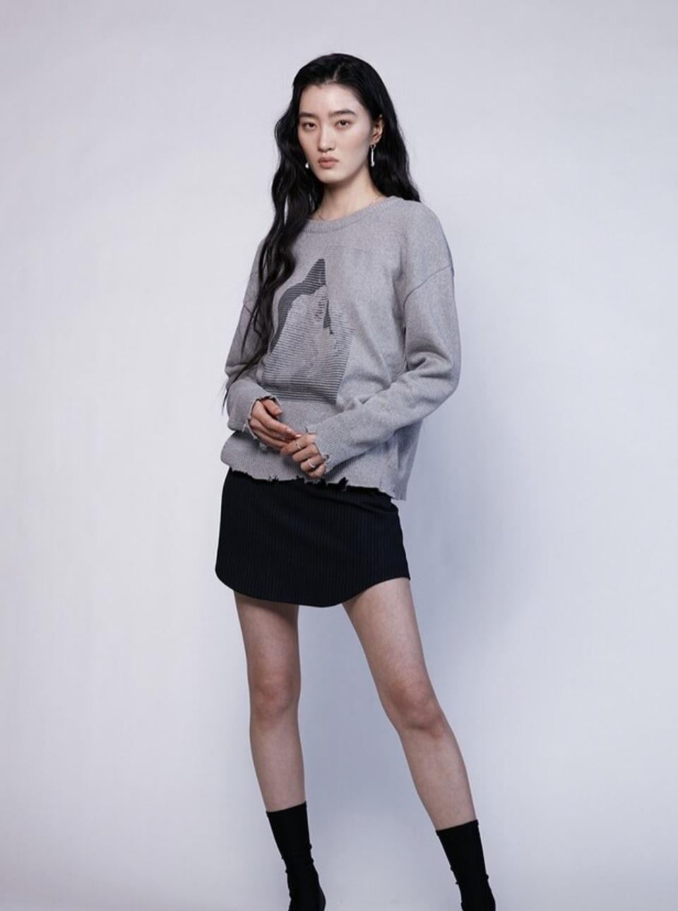 나체 데미지 니트