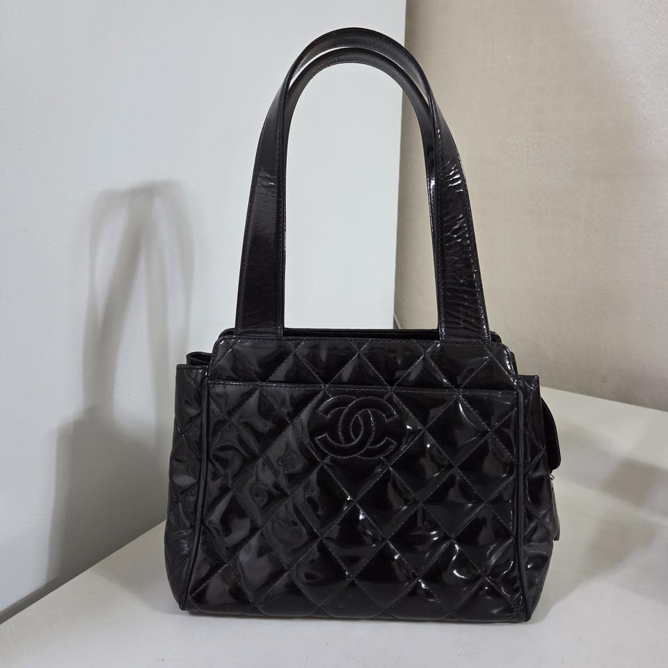 샤넬 정품 페이던트 미니 토트백