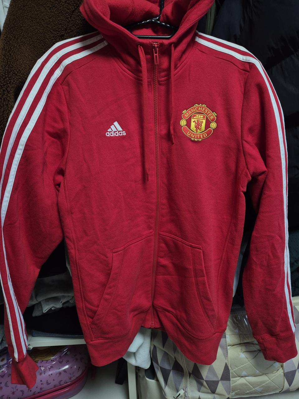 아디다스 맨유 후드 집업(90)