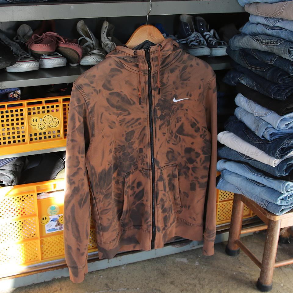 (착용컷) 나이키 타이다이 후드 집업 (남성용 98)