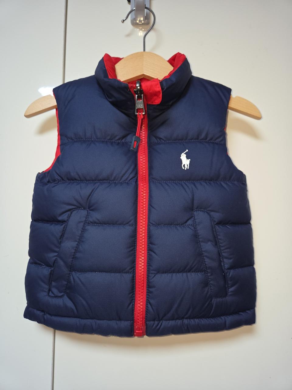 랄프로렌 리버시블 다운패딩 조끼