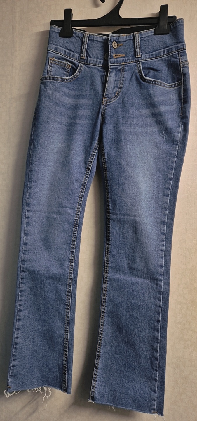 FLY UP 투버튼 청바지 S