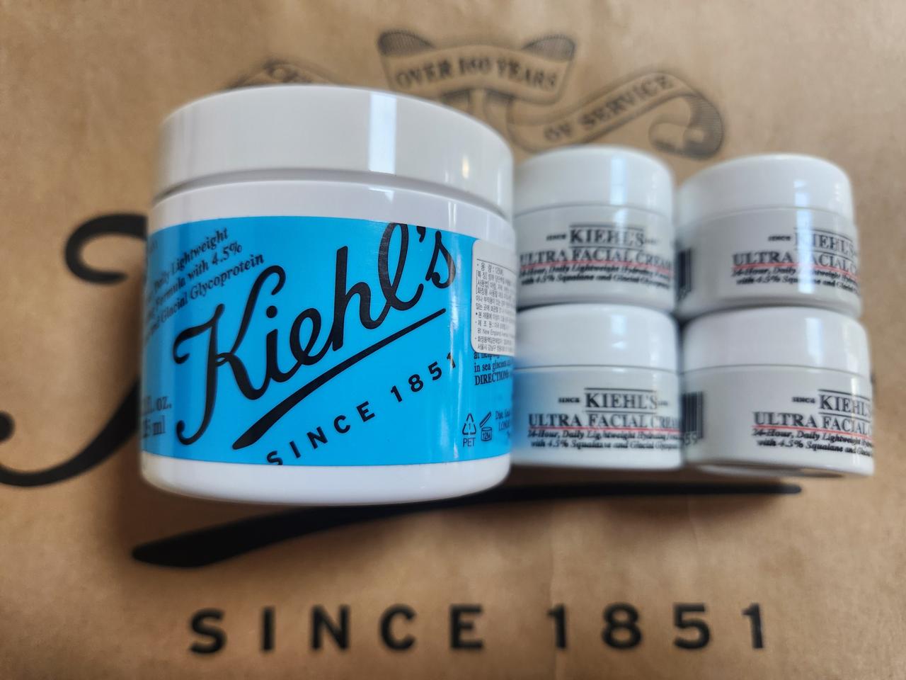 키엘 수분크림 125ml  구매시 증정 28ml 미개봉