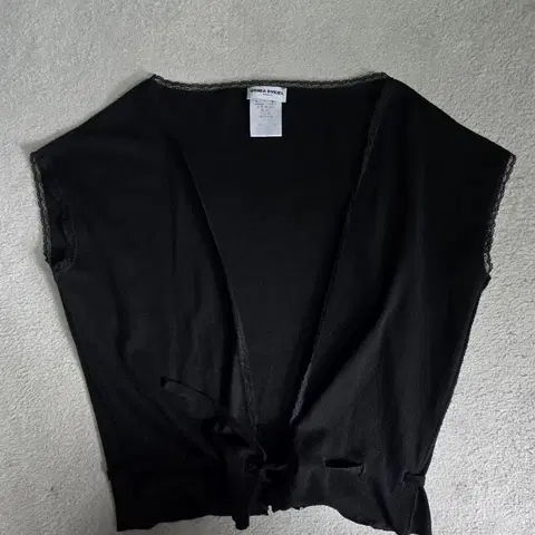 소니아리키엘 블랙 매듭 가디건 XS
