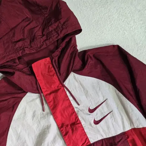 나이키 스우시 바람막이 후드 자켓 XXL
