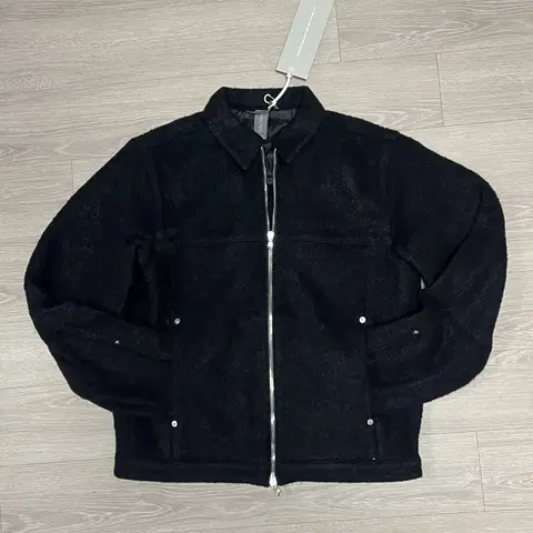 (새상품) 언어펙티드 UNAFECTED 울 헤링본 트러커 자켓