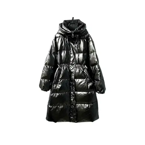 글로시 유광 덕다운 패딩