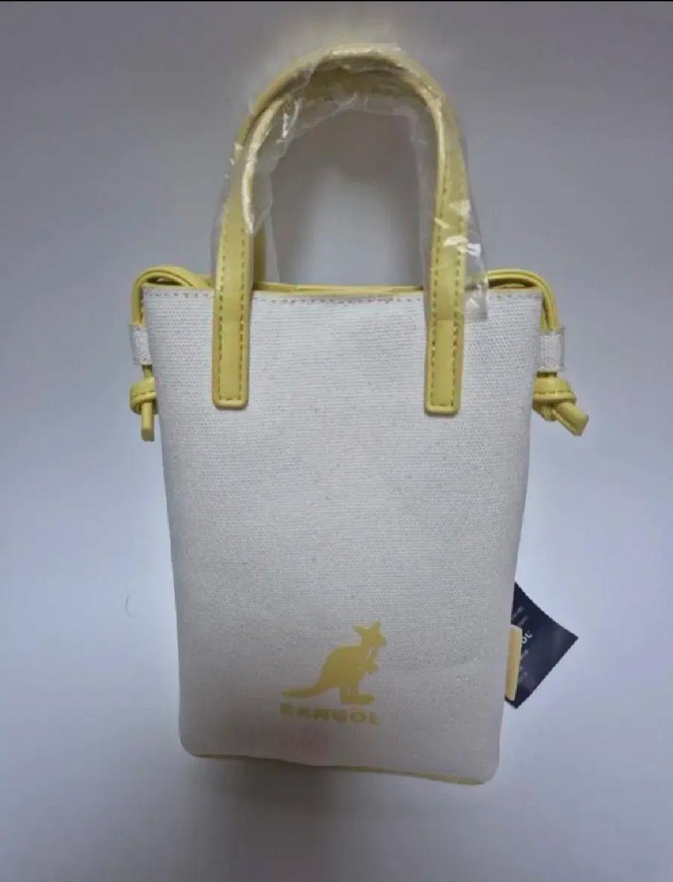 (새상품) 캉골 듀오 캔버스 미니 크로스백