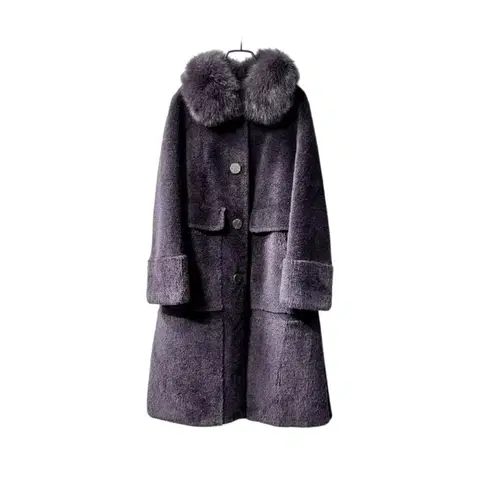 루나코어스 사가폭스퍼 양모 코트