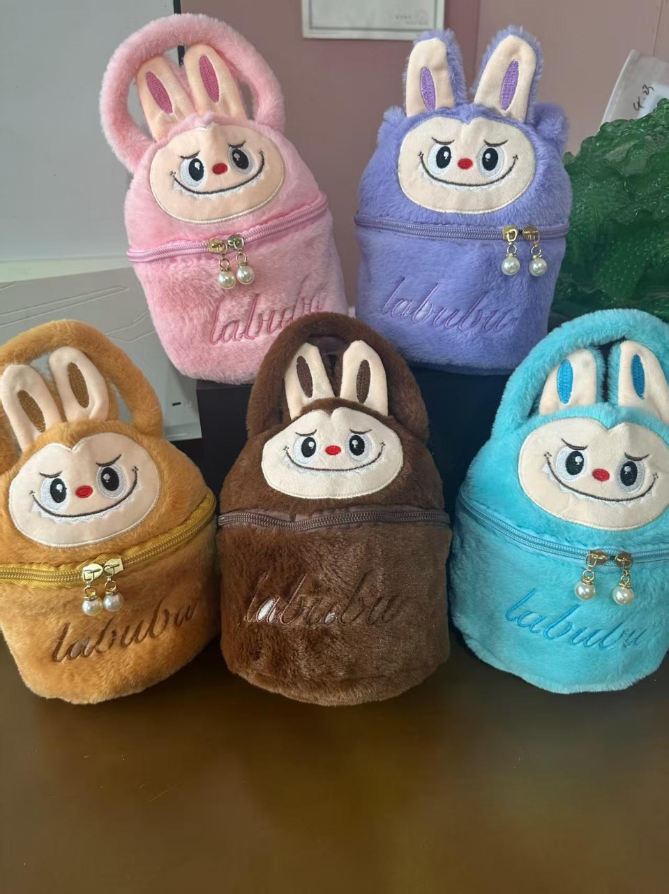 라부부 원통 손가방 4종