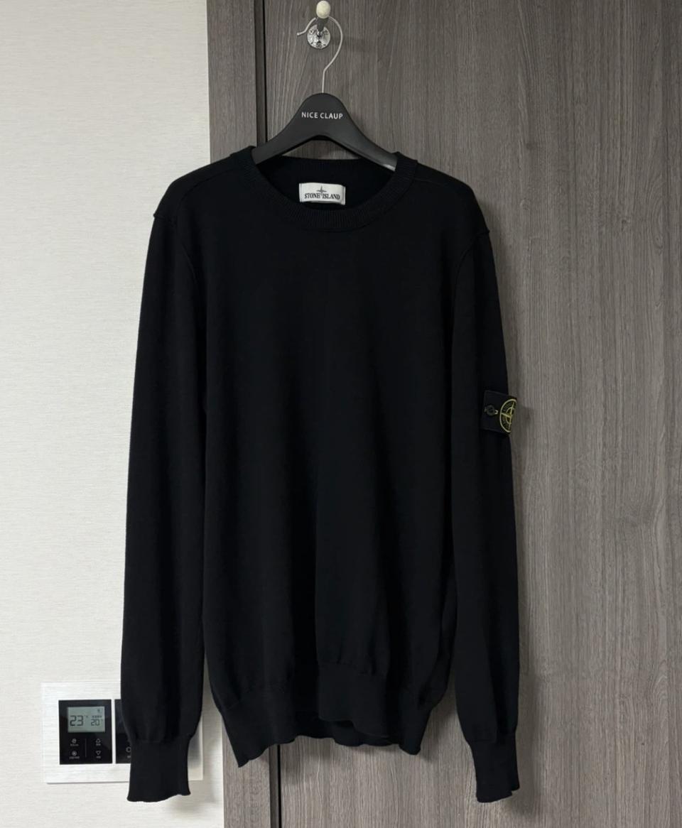 [L]22SS 스톤아일랜드 블랙 울니트