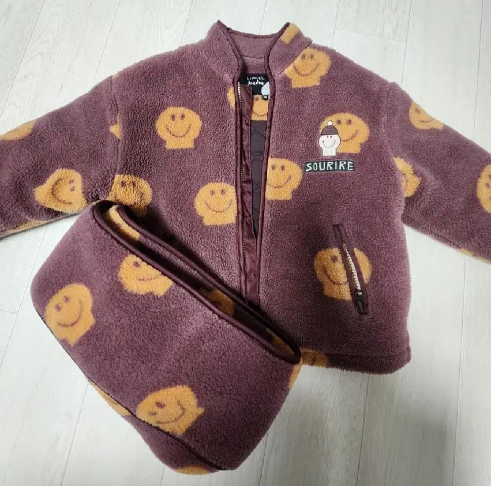 유아 리미떼두두 점퍼&목도리세트