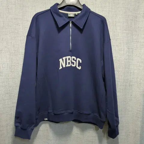 뉴발란스 남성 반집업 카라 맨투맨 110