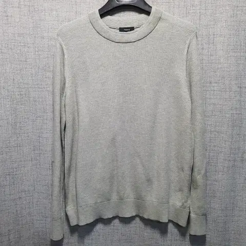 띠어리 남성 리갈 울 크루넥 니트 스웨터 XL