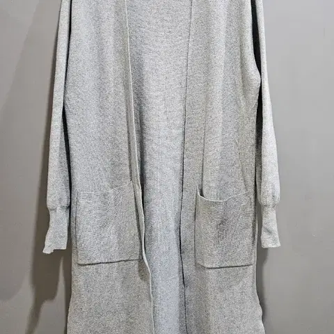 [ 1+1 ] OPAQUE.CLIP ) 그레이 로브 가디건 M