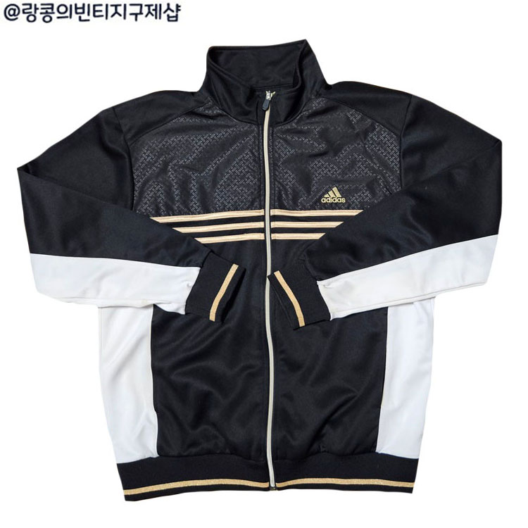 아디다스 올드스쿨 금장 오레오 져지 자켓