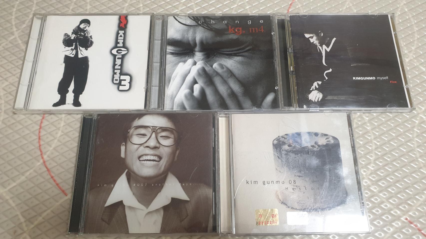 김건모3,4,5,7,8집CD일괄외라이브CD서비스