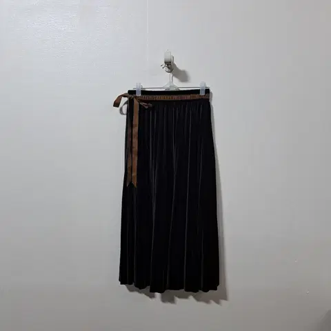 stefani 스테파니 여성 벨벳 스커트 고무줄치마 free