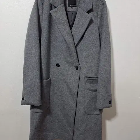 보니알렉스 여성 더블 코트 울코트 55