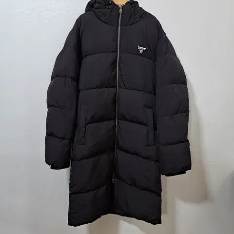 NBA 시카고불스 남성 덕다운 롱패딩 점퍼 m