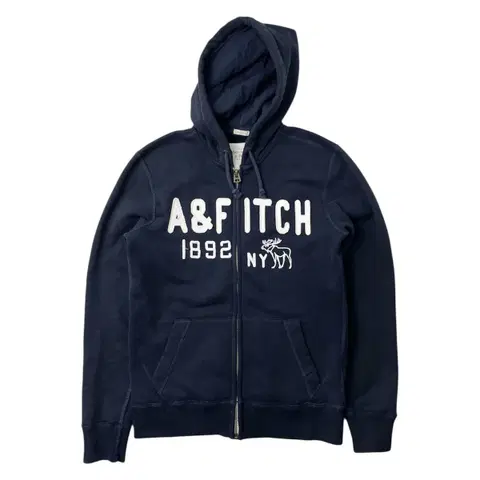 [중고] 아베크롬비 네이비 후드집업