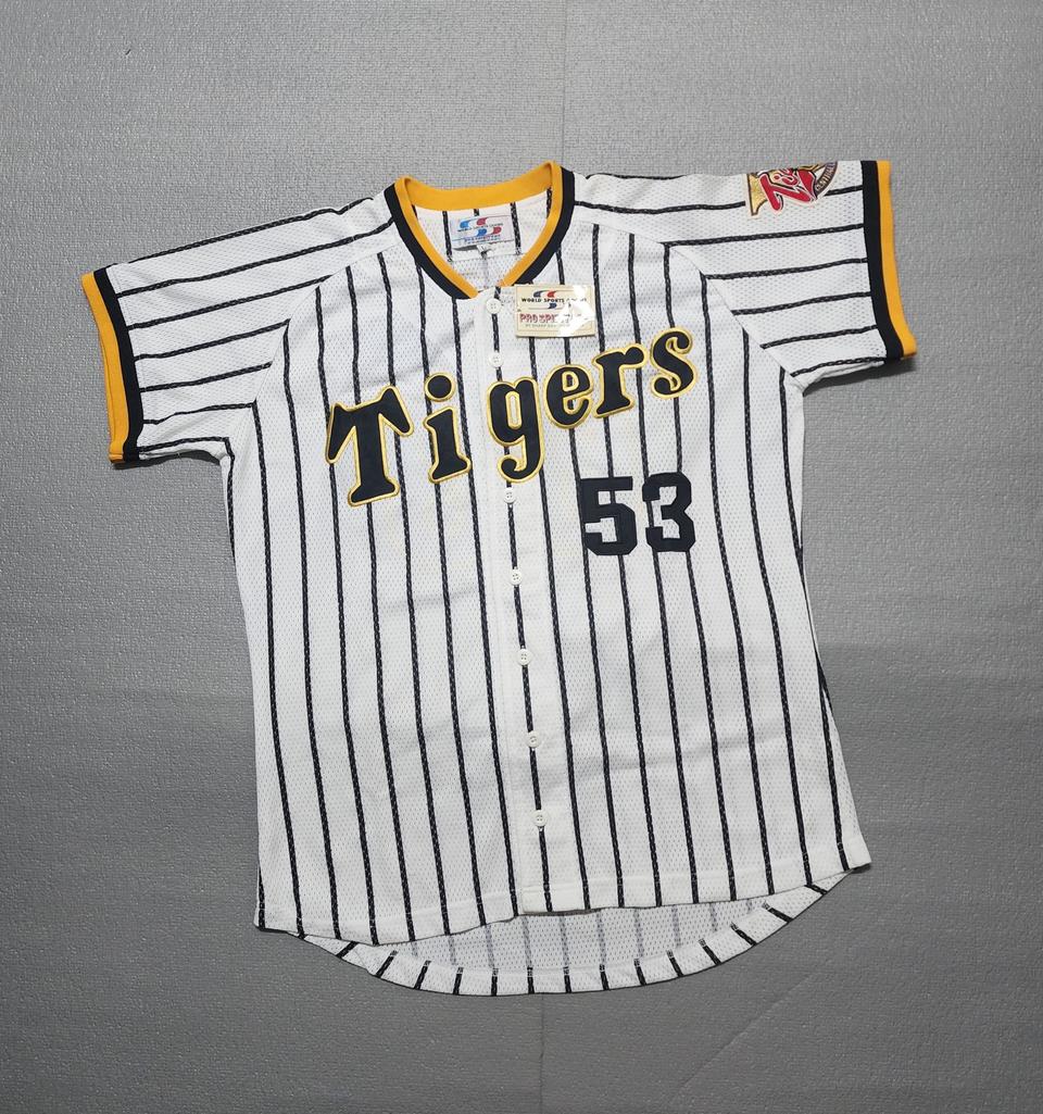 일본 프로야구 한신타이거즈 베이스볼 유니폼 미사용