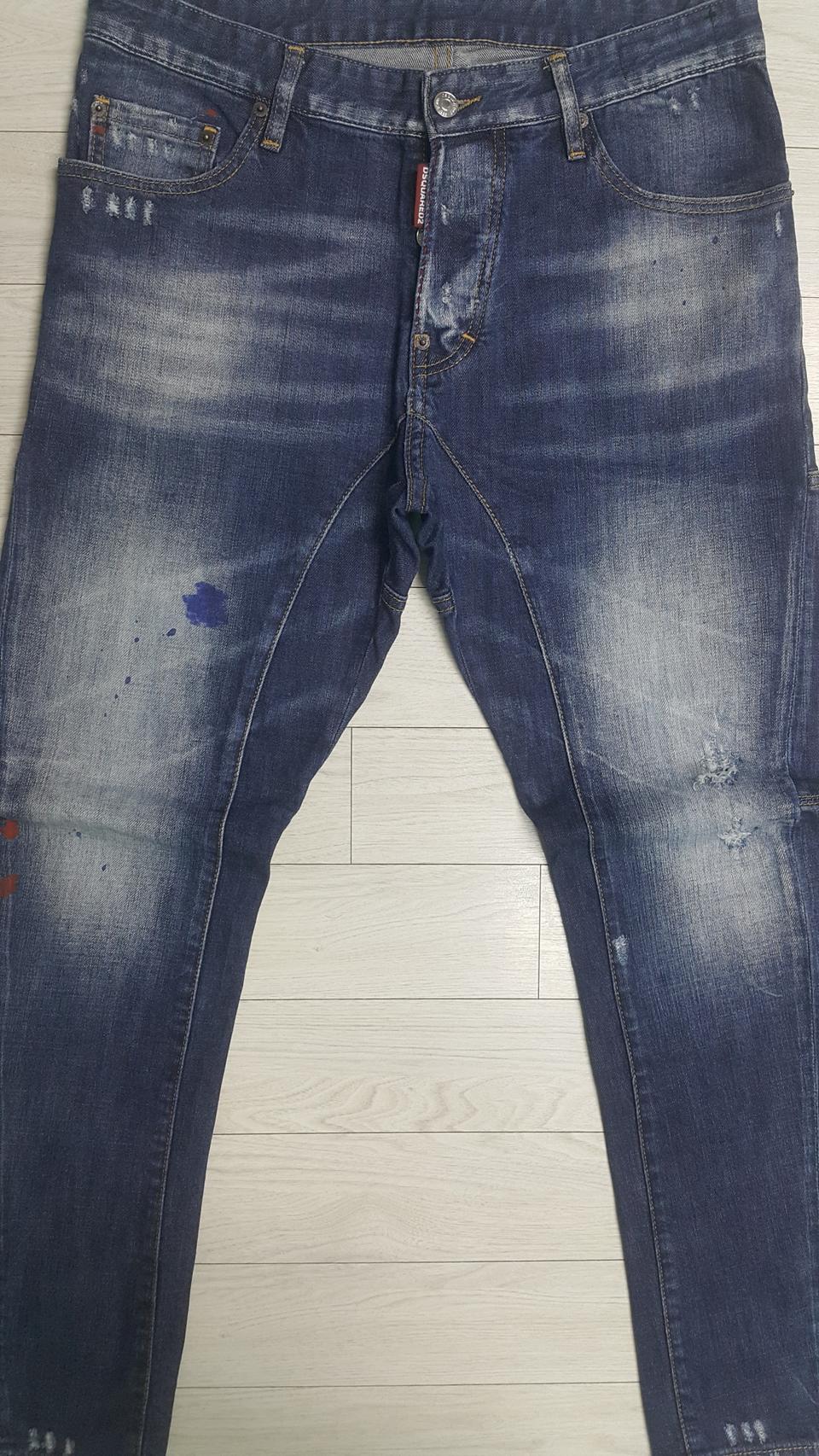 디스퀘어드2(사방스판) 페인팅 바이커진 34인치(No.812)이태리판!