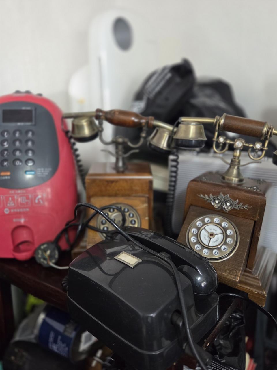 옛날전화기 4대일괄판매