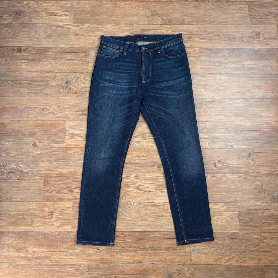 누디진 30 32 데님 청바지 Brute Knut 배기 테이퍼드