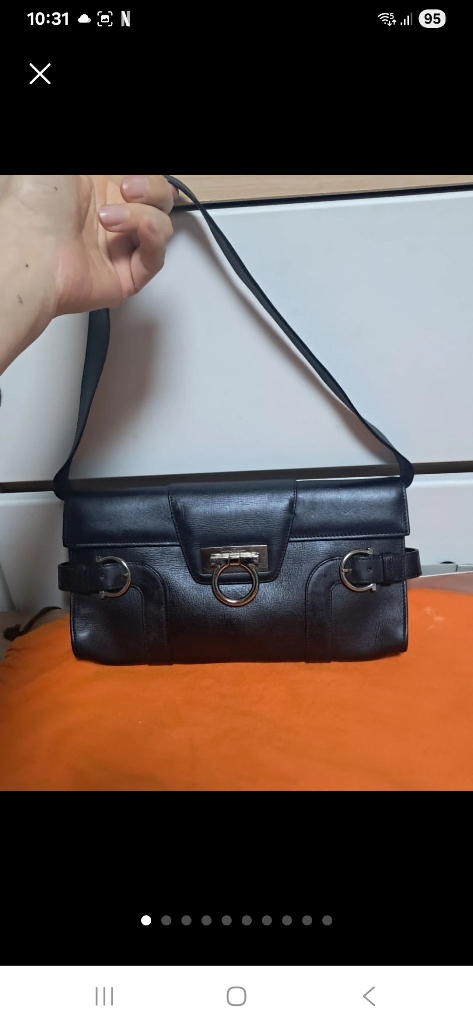 정품 페라가모 간치니 백 숄더백 가방