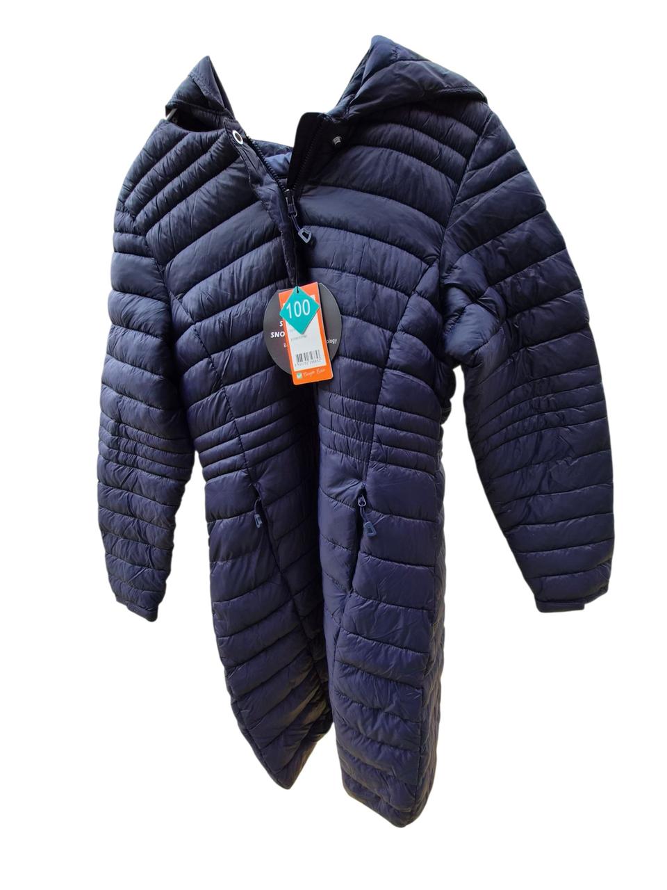 (새상품)네이비 여성 경량 롱패딩 100