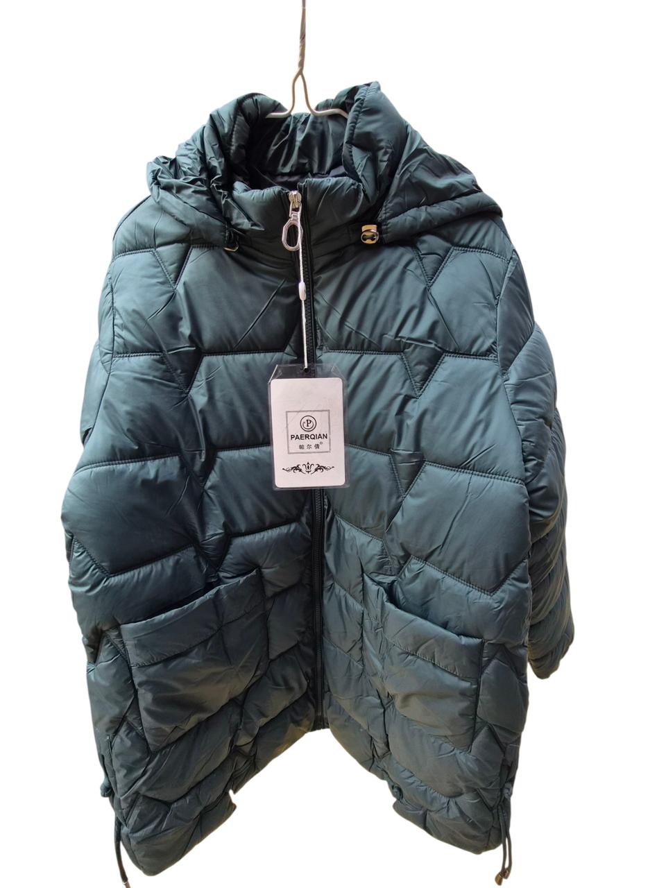 (새상품)녹색 여성 중량패딩 6XL