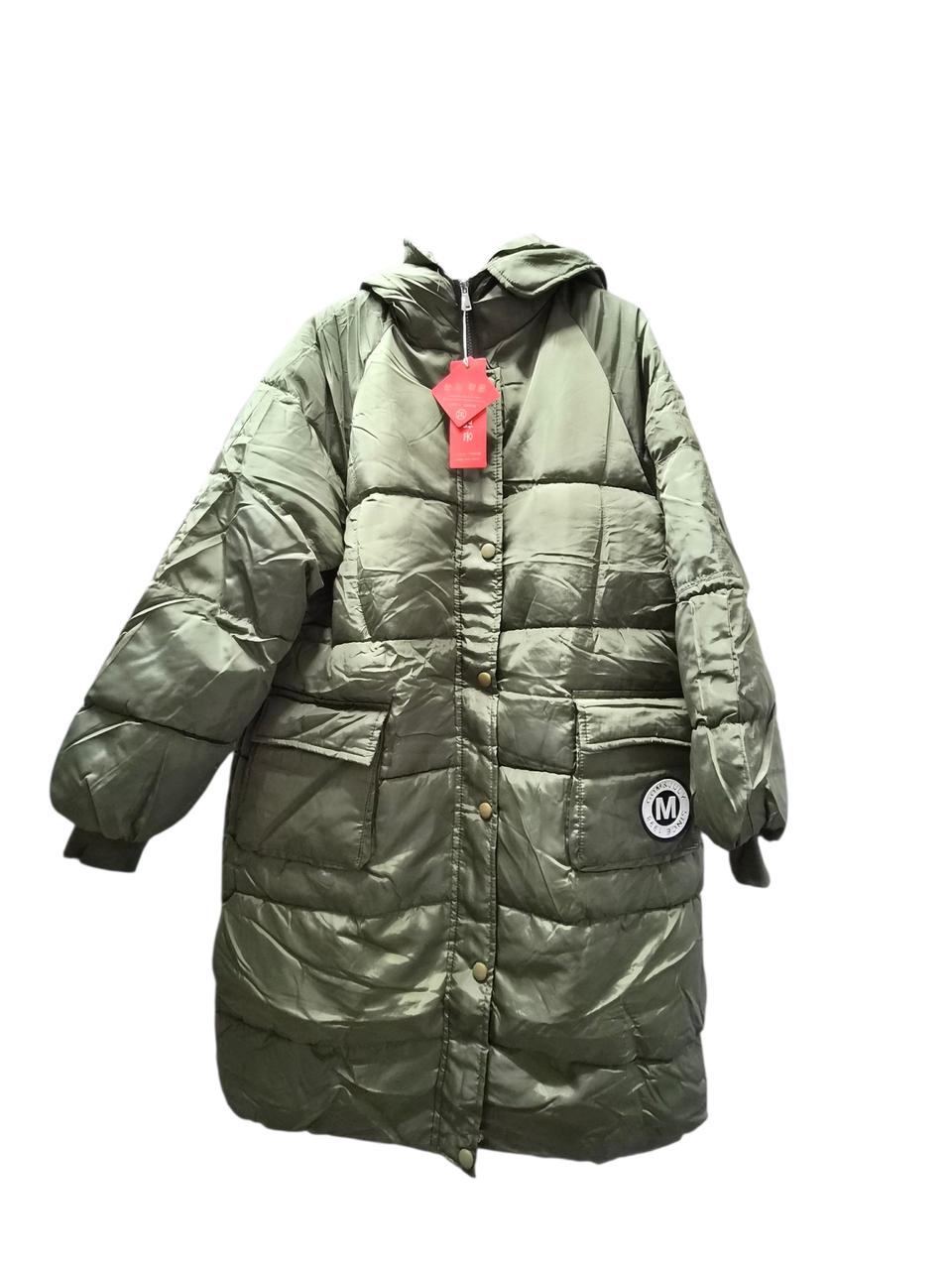 (새상품)카키색 여성 롱패딩 2XL