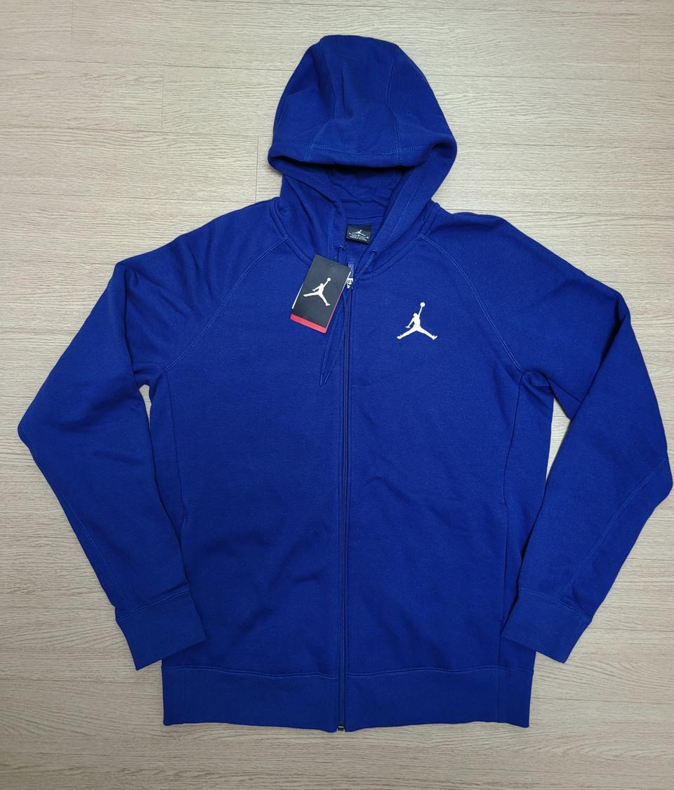 조던 플리스 풀집업 후드 L사이즈 새제품 블루컬러 9만원