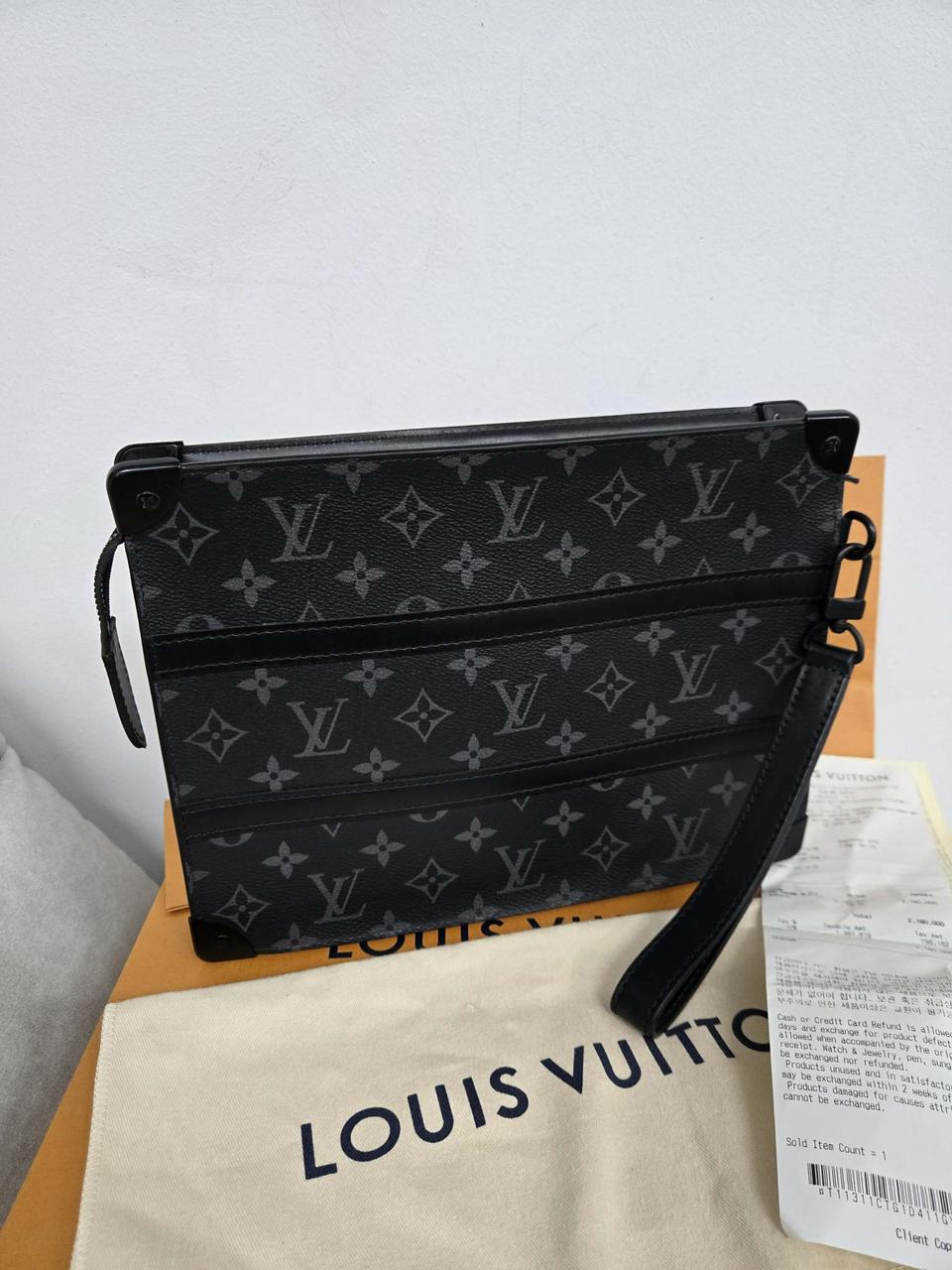 [정품][A급]루이비통 트렁크 클러치백