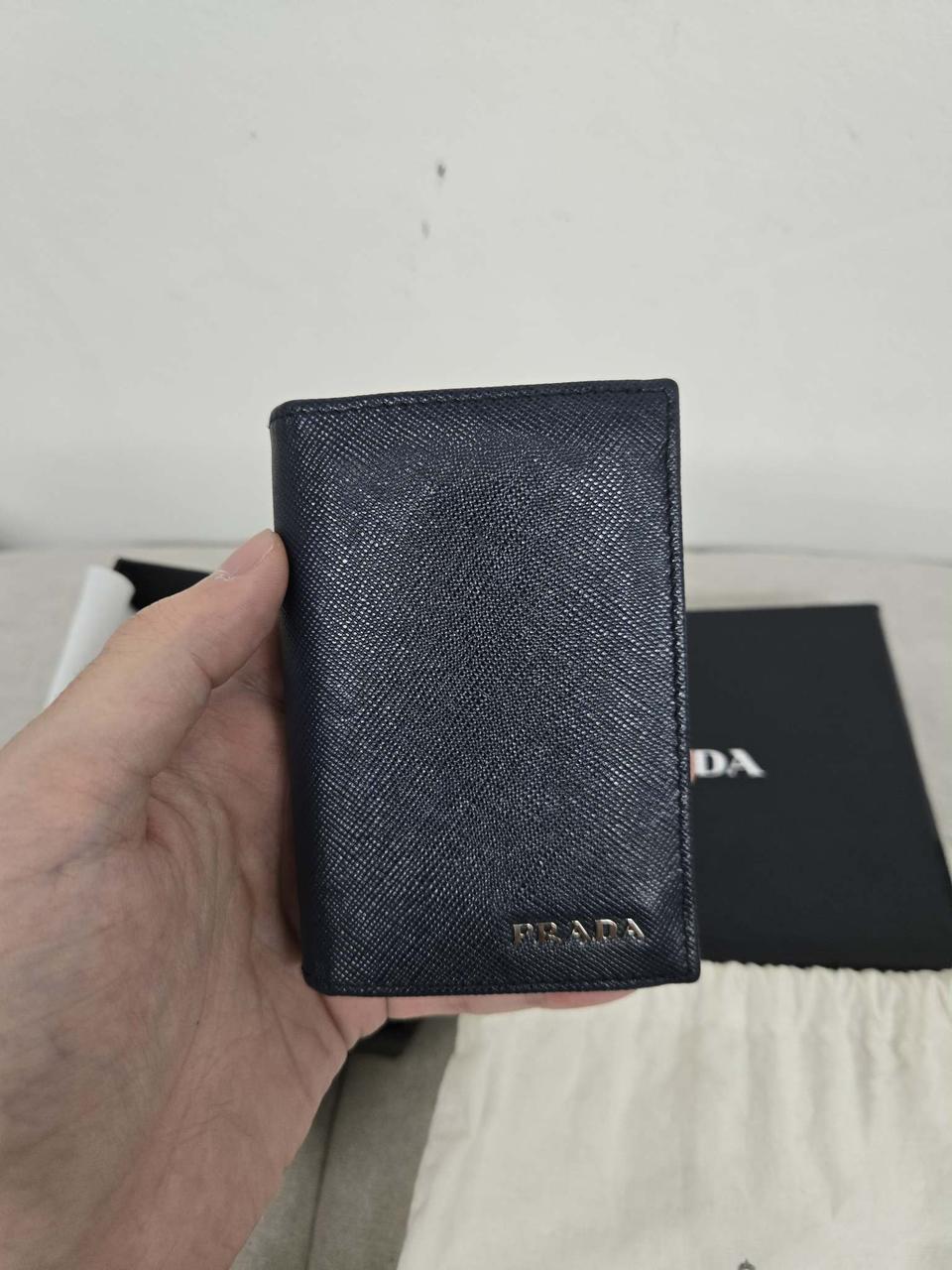 [보증서 정품]프라다 로고 오거나이저