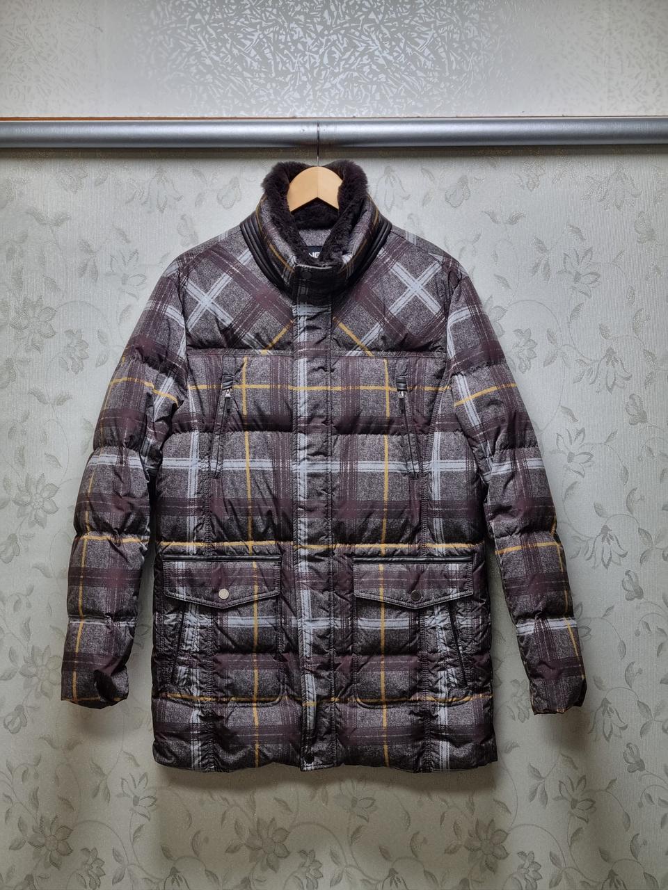 [남100] 핑골프 구스패딩 브라운체크